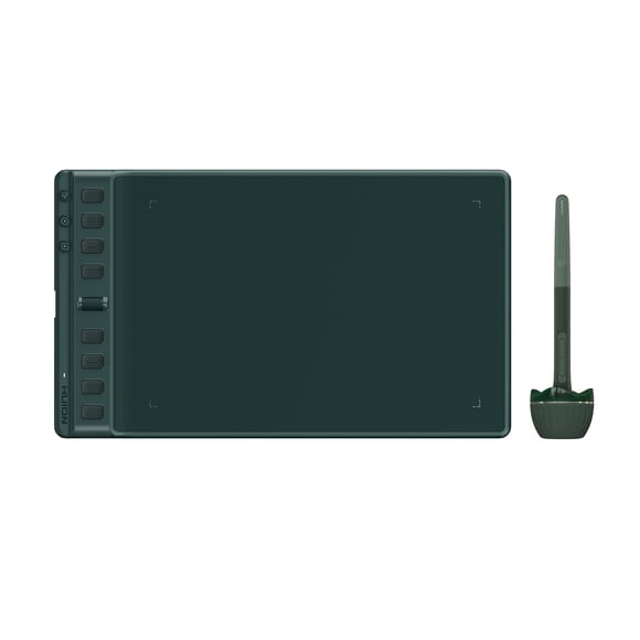 Tableta de dibujo HUION Inspiroy 2 Medium 2023 con lápiz óptico verde