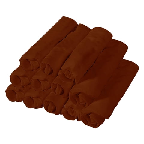 Magideal - 12 Uds. Fundas Para Reposacabezas De Mesa De Masaje, Fundas De Almohada Faciales Más Gruesas De Alta Calidad, Fundas Para Reposacabezas De Salón De Be Color Chocolate