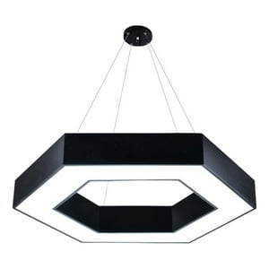 Genérico - Lampara Colgante Hexagonal Led Minimalista Hogar Sala Lau