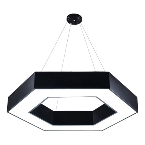 Genérico - Lampara Colgante Hexagonal Led Minimalista Hogar Sala Lau
