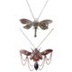 thumbnail image 3 of 2 Unids Steampunk Dragonfly Beetle Insecto En Forma De Engranajes Multigeados Collar De Mujer, 3 of 3