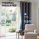 thumbnail image 5 of Cortinas opacas Joydeco con aislamiento térmico de 160 x 160 cm, 2 paneles, 5 of 9