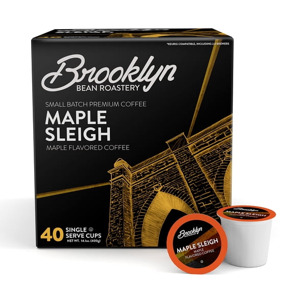 Cápsulas de café Brooklyn Beans Maple Sleigh, 40 unidades
