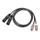 thumbnail image 2 of Cable Audio 2 Xlr Plug M A 2 Rca Profesional 1,5 Metros, 2 of 5