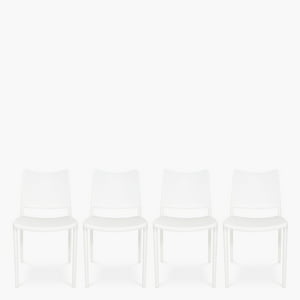 Form Design - Packs 4 Sillas Plástico Terraza Todi Blanco