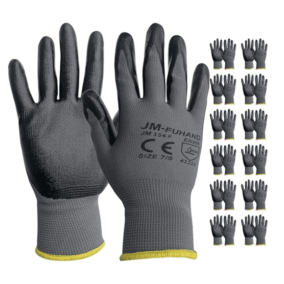 Guantes De Trabajo Multiproposito Seguridad Pack 12 Unid