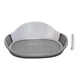 thumbnail image 4 of Inodoro Para Perros Con Columna Urinaria Bandeja De Arena Para Perros Rejillas De Malla Orinal Entrenador Gris, 4 of 5
