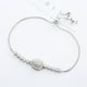 thumbnail image 2 of Brazalete Plata 925 Elegante Pulsera Gema Ovalo Brillantes plateado Talla única, 2 of 2