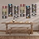 thumbnail image 2 of Botellero Sorbus, soporte de pared para 9 botellas, metal negro, 2 of 7