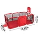 thumbnail image 3 of Corral Seguridad Bebes Con Aro De Basket 180cm Rojo, 3 of 3