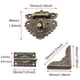 thumbnail image 2 of Kit de herrajes SDTC Tech Antique Grabado para Joyero, 2 of 5