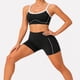 thumbnail image 2 of Conjunto Deportivo Calza + Peto Deportivo Spandex Elástico Tallas S-M-L Negro, 2 of 7