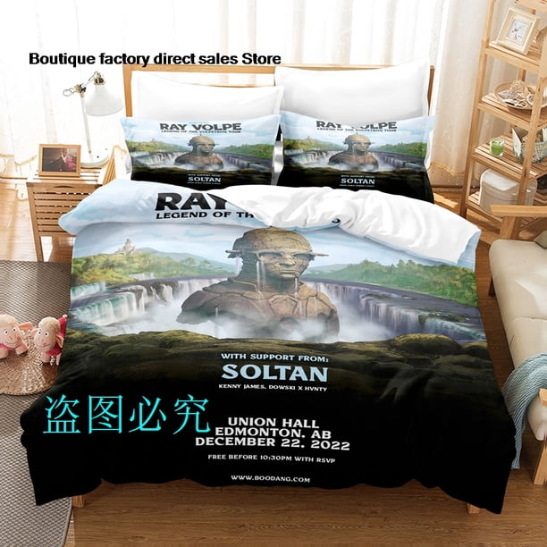 RAY VOLPE Bedding Set Single Twin Full Queen King Size Bed Set Aldult Kid Bedroom Duvetcover Sets bed sheet set CXGBed Sheets