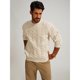 thumbnail image 3 of PJ PAUL JONES Sweater de hombre cuello redondo tejido trenzado, 3 of 3