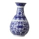 thumbnail image 2 of Jarrón Colgante De Pared De Porcelana China Azul Y Blanca Para Oficina Interior, 2 of 5
