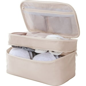 Malltradecl - Organizador De Ropa Interior Bolso Impermeable De Viaje - Beige