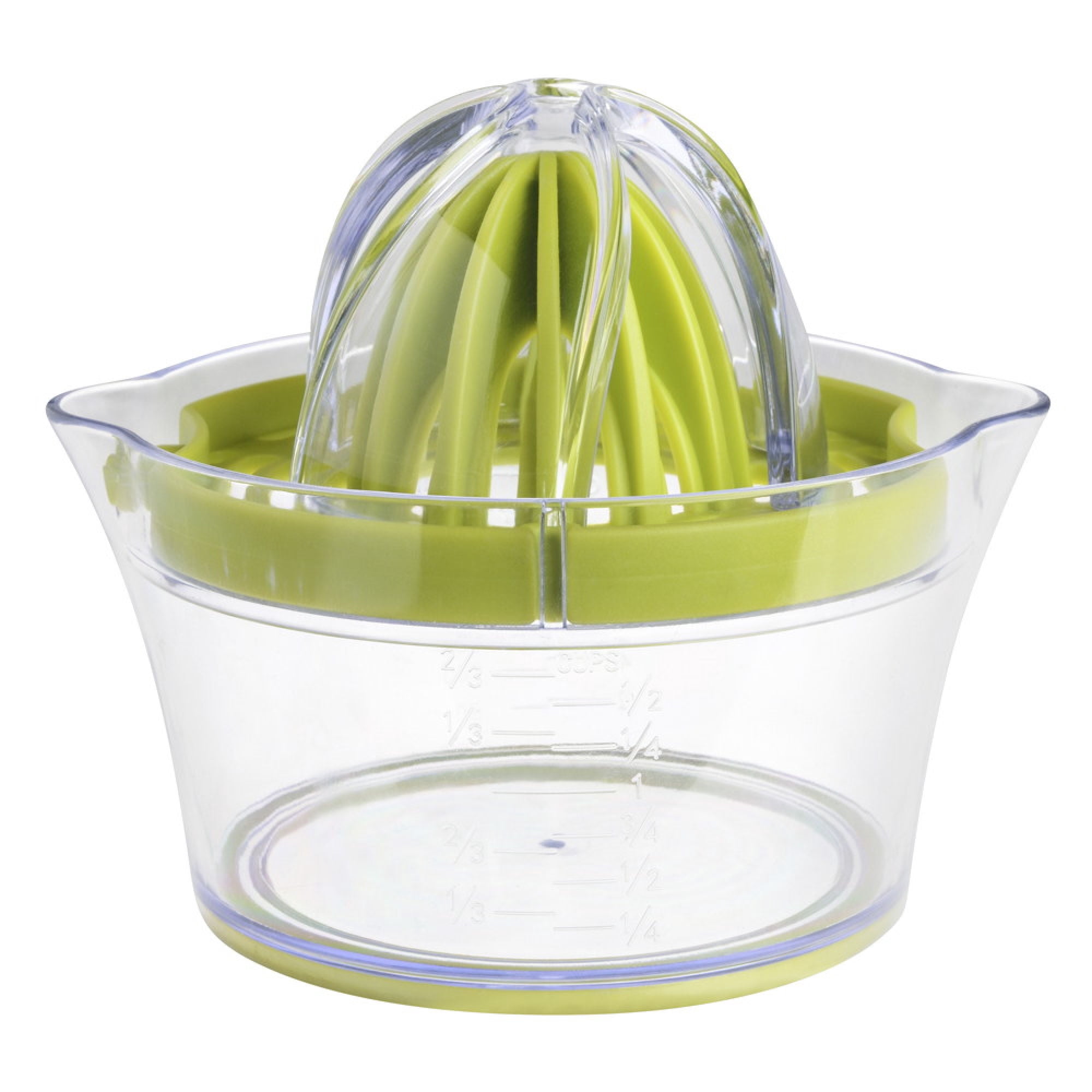 Exprimidor De Citricos Con Base 3 Piezas Polipropileno Verde