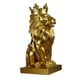 thumbnail image 4 of Estatua Moderna De Cabeza De León, Figurita De Animal, Artesanía De Resina Para Estantería De Escritorio Aureate, 4 of 5