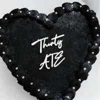 Decoración De Tarta Snvpnyd Acrílico Thirty Ate Para 38 Cumpleaños