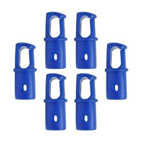 Magideal - Tapas De Barra De Trampolín Tapas De Postes De Red De Trampolín Para Gancho De Red De Trampolín, Reparaciones Duraderas Tapas De Extremos De Trampolín Cantidad 6