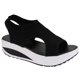 thumbnail image 1 of Sandalia Funway Mujer Tija-29 Negro Plataforma, 1 of 3
