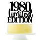 thumbnail image 2 of Adorno para pastel Yetxel 1980 negro con brillo – Edición limitada, 2 of 8