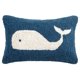 thumbnail image 1 of Almohada decorativa Peking Handicraft 20 x 30 cm – Ballena tejida a ganchillo, 1 of 1