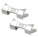 thumbnail image 3 of 2 Piezas De Acero Inoxidable Pulseras De Correa De Reloj Piezas De Banda De Extremo Curvo 15 Mm, 3 of 5