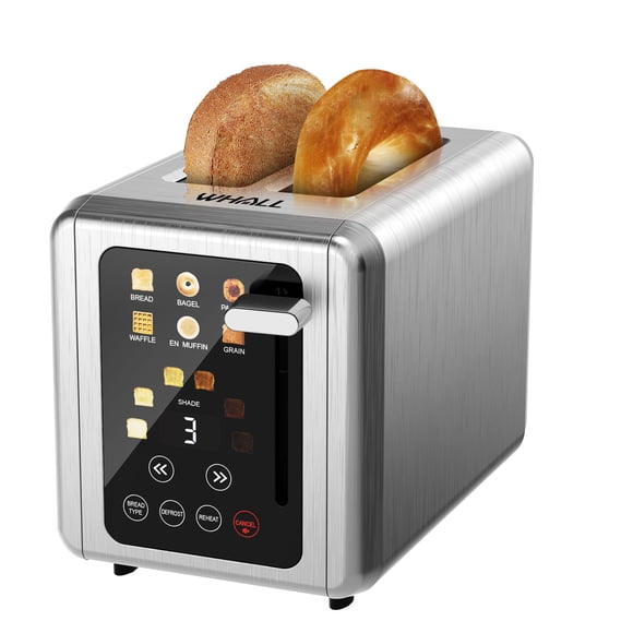 Toaster Con Pantalla Táctil De 2 Rebanadas De Acero Inoxidable
