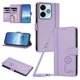 thumbnail image 1 of Funda Cartera Trébol para Xiaomi Poco M6 4G con Ranuras Tarjetas y Carga Inalámbrica Morado claro, 1 of 6