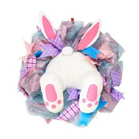 Magideal - Guirnalda De De Pascua Para Colgar En La Pared, Cartel De Bienvenida, Guirnalda De Orejas Y Trasero, Adorno De Para Interiores C