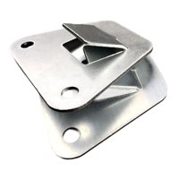 Magideal - Paquete De 2 Soportes De Pared Para Ventiladores, Ganchos De Montaje, Colgador De Pared De Metal, Soporte Para Ventiladores Oscilantes De Campana Extr