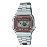 Reloj Casio Vintage Digital Stainless Steel Bracelet Quartz A168Wa-5A Men'S Watch