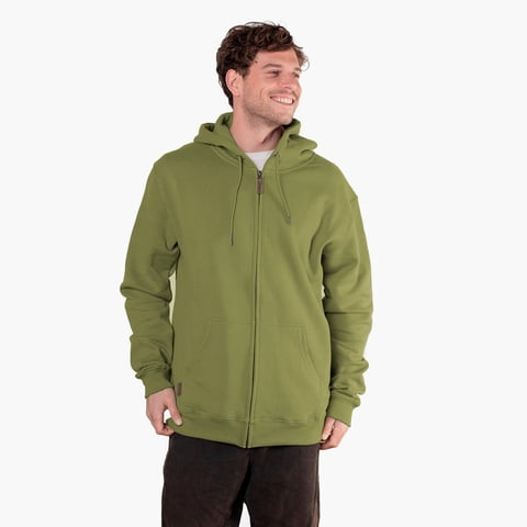 Polerón Con Capucha Y Cierre Ykk® Hombre Lingue Lenga®