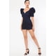 thumbnail image 3 of Romper Ccwholesalesclothings Denim Stretch Fashion Navy, 3 of 5