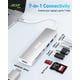 thumbnail image 2 of Base Usb C 7 En 1 Con Hdmi 4k 2 Usb 3 1 Pd De 100 W Color Plateado, 2 of 7