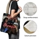 thumbnail image 3 of Eddie Munson Bolso de tela con estampado de lienzo para mujer, bolsa de compras reutilizable y estética, con cremallera interior, regalo para mujer, 35 × 40 cm., 3 of 6