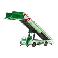 Magideal - Camión De Remolque De Juguete Plegable, Modelo De Automóvil De Abordaje A Escala 1:43, Vehículo De Juguete De Aleación Fundida A Presión Para Niños Y Verde