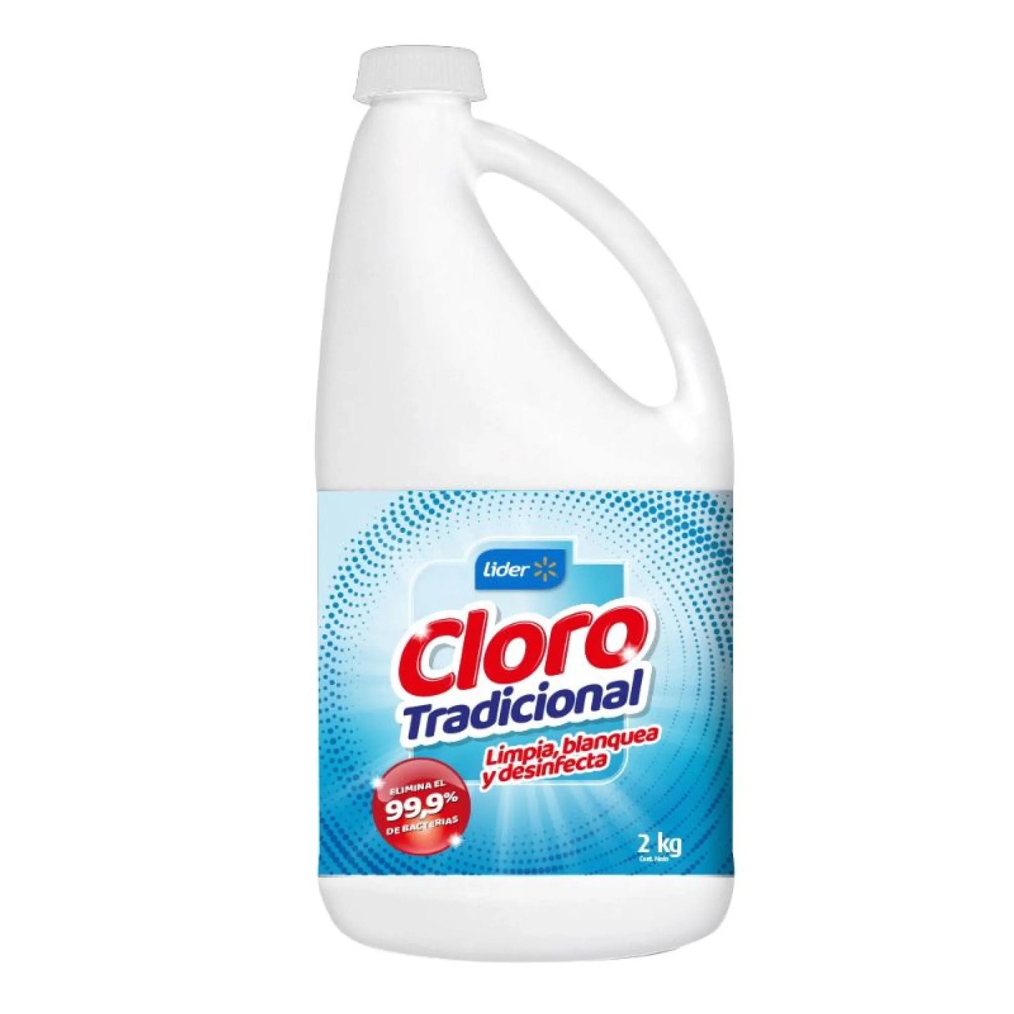 Cloro Líquido Tradicional Botella 2 kg Lider