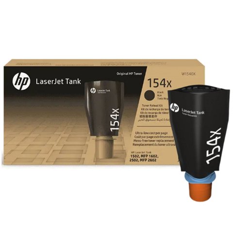 Kit De Recarga De Tóner Hp Laser Jet 154X Original Negro