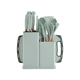 thumbnail image 3 of Set 19 Utensilios Cocina Silicona Acero Inoxidable Verde, 3 of 3