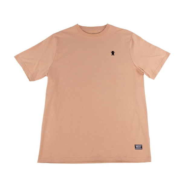 Polera Hombre Grizzly Griptape Embroidered Og Bear Café Mocca