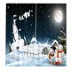 thumbnail image 1 of 2x Cortinas De La Ventana De La Ventana De Navidad De Navidad Persianas Para La Decoración Navide?a 32 #, 1 of 3