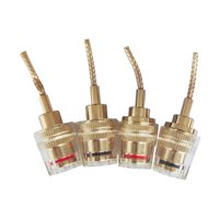 Bothyi - 4 Conectores Banana De 4 Mm, Adaptador De Instalación Conveniente.