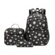 thumbnail image 1 of Set de mochilas EKUIZAI con estampado de margaritas para niñas con lonchera y estuche para lápices, 1 of 7