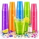 thumbnail image 1 of Vasos de chupito de plástico neon Stumbelina 100 uds 255 ml (variedad), 1 of 6