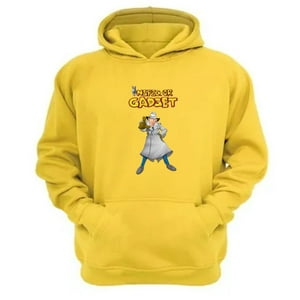 Genérico - Polerón Canguro Inspector Gadget Amarillo Talla Xs Unisex