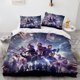 thumbnail image 1 of Marvel Avengers Bed linen set 135x200cm black 50x75cm ,with zipper children's bedding,3 piece,3D colorful Bed Sheets, 1 of 5