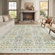 thumbnail image 5 of Alfombra Baksham 20x25 cm Verde Claro Oriental Lavable, 5 of 7