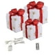 thumbnail image 1 of Juego De 3 Cajas De Regalo Iluminadas Con Adornos Navideños Para El Patio, Exterior Y Chimenea., 1 of 3
